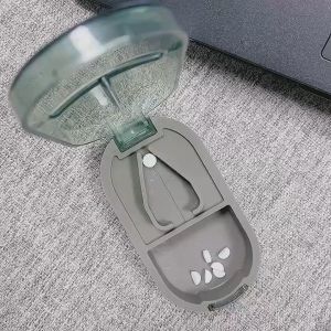 Japanese Medicine Cutter Household Pill Mini Storage Box Cut Into Two Pills Artifact Medicine Divid
