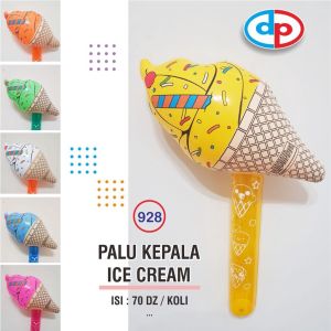 1 Lsn MAINAN TIUP PALU KEPALA ICE CREAM