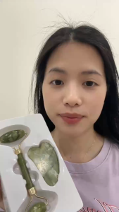 Thanh Đá Lăn Massage Mặt Hỗ Trợ Nâng Cơ Giảm Nếp Nhăn Mặt Và Cổ