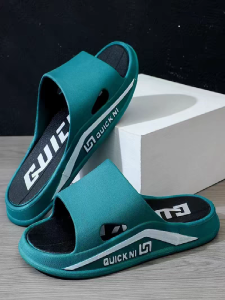 Mens Summer Thick Bottom Anti-slip Wear-resistant Home Indoor Outdoor Sports Wearable Slippers Casual Style Four Seasons