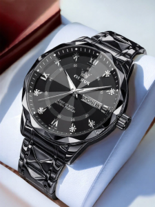 OLEVS | Automatic Quartz Night Light Water Resistant Mens Watch