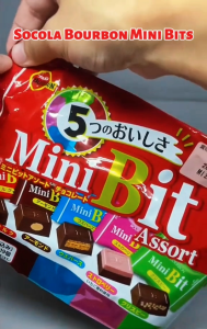 Socola Mix Vị Tổng Hợp Bourbon Mini Bit Gói 102G
