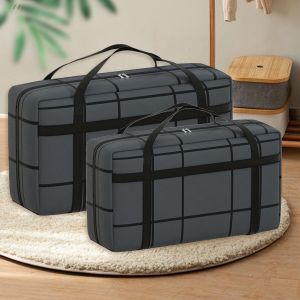 Large Capacity Handbag Moving Travel Clothing Quilt Storage Bag Dustproof And Moisture-Proof Foldable Zipper Bag