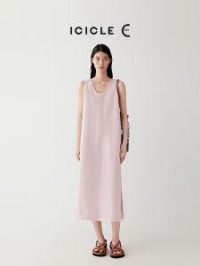 ICICLE | Linen Plain Long Dress