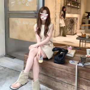 Karrar betsey | Đầm Hè Phong Cách Hàn Quốc Elegance Dáng Suông Tạo Dáng Thon