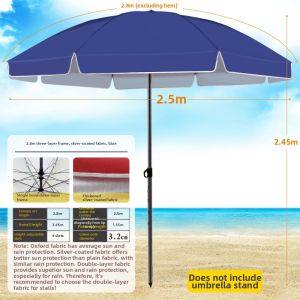 Large Multifunctional Outdoor Sun Umbrella