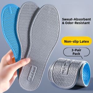 LINGMIAO | Breathable Anti-Slip Soft Bottom Comfortable Thin Insoles for Women