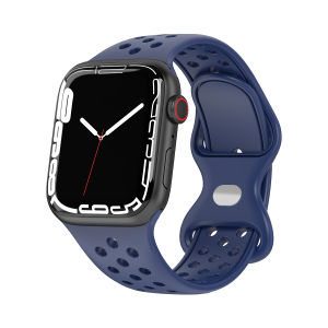 Silicone Strap for Apple Watch Band Ultra2 49mm Series 9 8 7 41mm 45 mm 38mm 42mm Sport Bracelet iWatch 7 6 SE 5 4 3 44mm 40mm