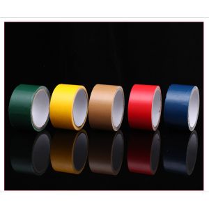 50mm Waterproof Sticky Adhesive Cloth Duct Tape Craft Repair Red Black Blue Brown Green Yellow White Silvery 8 Colors 10M