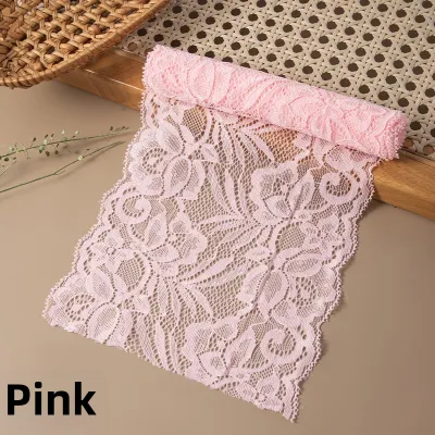Decorative Elastic Lace Trim Fabric for DIY Clothing
