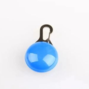 Pet LED Light-Up Pendant Dog Tag Luminous Anti-Loss Light Flash Collar Pendant for Small Medium and Large Dogs Durable Stylish