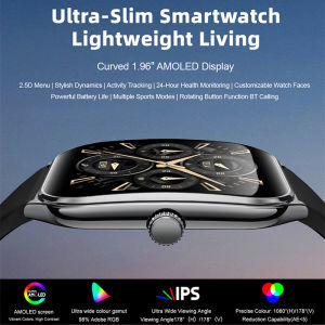 2026 New Ultra Thin AMOLED Smart Watch Men 386*448HD Screen Fashion Women Sports Bracelet BT Calling Waterproof Smartwatch gift
