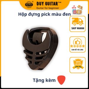 Hộp đựng phím đàn guitar mẫu giọt nước màu đen - Pick holder hộp pick guitar - Duy Guitar Store phụ kiện guitar Sale rẻ dưới 49K
