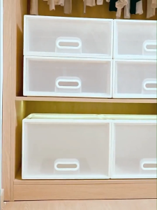 Citylife 25L Stackable Storage Drawer Plastic Container box Home Organizer Drawer Plastic Cabinet