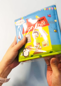 Sách Vải Kích Thích Đa Giác Quan Cho Bé Từ 0 Tuổi My very first book - Hiệu Lalala baby - Hình Khối