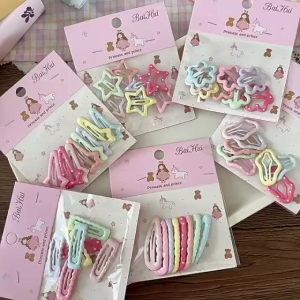 Set Of 8 Sweet Candy Color Hairpin Candy Color Hair Pin Lovely Princess Cute Pin