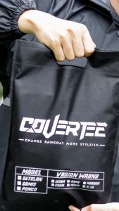 JAS HUJAN MANTEL PREMIUM PRIA WANITA TERBAIK BY COVERTEE KUAT TEBAL ANTI REMBES