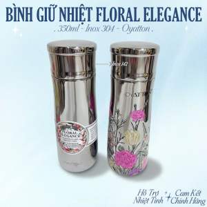BÌNH GIỮ NHIỆT Floral Elegance 350ml OYATTON