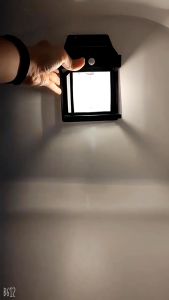 Lampu Taman Lampu Tenaga Surya IP67 Lampu Dinding Sensor Surya Lampu Taman Outdoor