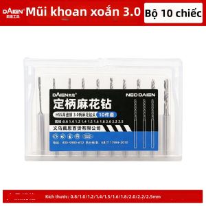 DAIENGONGJU | Mũi Khoan Thép Tốc Độ Cao Nhỏ 2.35mm cho Làm Lỗ Đá Quý và Ngọc Trai