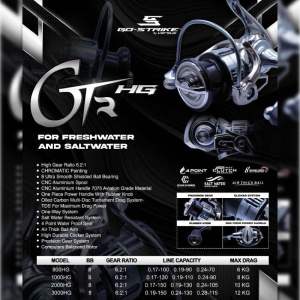 Reel Versus Go Strike GTR HG 800 1000 2000 3000 SW