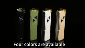 Asafee DT009 Portable Back Clip Multifunctional Outdoor Work Light IPX4 Waterproof Tail Magnetic Rechargeable LED Flashlight 15 Lighting Modes Pocket Size Flashlight