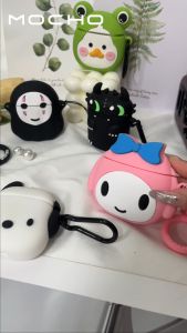 Mochoe Case TWS Untuk i12 Pelindung Earphone Silikon Transparan Motif Kartun