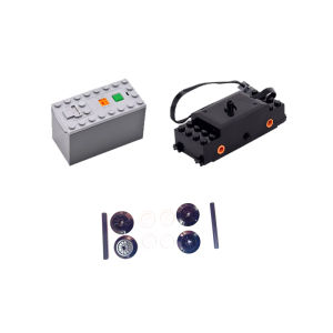 Bộ Khối Xây Dựng Đường Ray Xe Lửa MOC Power Functions Với Hộp Pin Động Cơ Bộ Thu Tín Hiệu Điều Khiển Từ Xa Hồng Ngoại Tương Thích Với Lego Dành Cho Người Lớn