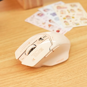 เม้าส์ไร้สาย Inphic F8 2.4GHz เมาส์ออปติคลสำนักงานสำหรับแล็ปท็อป PC Type C 2400Dpi คงทนชาร์จเร็ว