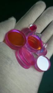 1-2PCS Transparent Coffee Pink Purple Green Glass Ear Tunnel&Plugs Solid Piercing Strengthed Ear Weight Expander Gauges Jewelry