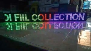 Running Text P10 6 Panel Ukuran 21x197 cm Outdoor