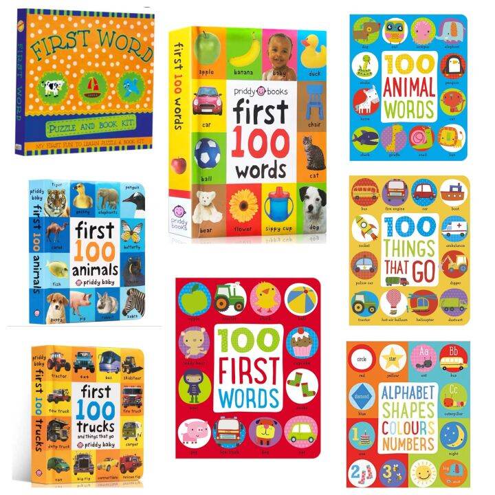 First 100 Words, 100 Numbers, 100 Animals, Alphabets, Shapes (Priddy ...