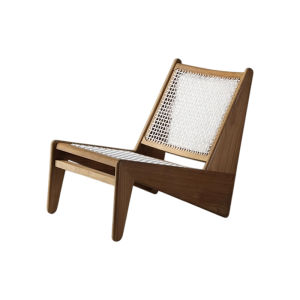 GAOBIGEGE | Outdoor Cane Chandigarh Kangaroo Chair Wooden