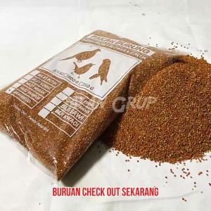 Jawawud Bersih 1 KG Pakan Burung Love Bird kenari Parkit KEMASAN PREMIUM