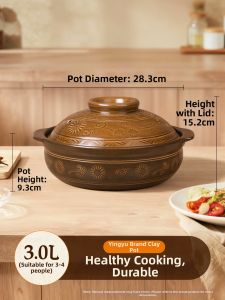 Heat-Resistant Dry Burn Non-Crack Saucepan