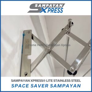 Sampayan Xpress® LITE 3 Pole (200cm) Space Saver Stainless Steel Sampayan Laundry Drying Rack
