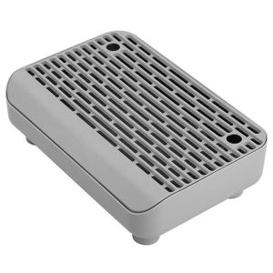 Elevated Cat Litter Mat Non-Slip Detachable Trapper Tray Easy Clean Fits Most Cat Litter Boxes