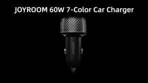 JOYROOM CCN01 Car Charger Multi Color 60W 1A+1C with Light Button