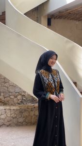 Gamis Kondangan Motif Tenun Terbaru - ShirinZein Dress Sabrina