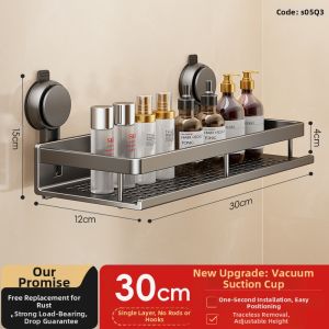 SHENYUAN | Suction Cup No-Drilling Multi-Function Bathroom Towel Storage Rack