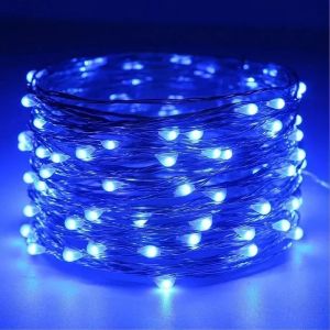 2m-10m LED String Light 8 Colors Fairy Lights LED Copper Wire Battery Powered for Wedding Party Christmas Decor Holiday Garland