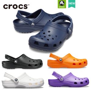 crocs original CLASSIC CLOG Hole Shoes Beach Thickened Slippers Breathable Anti-Slip Soft Suitable For Men Womens#10001