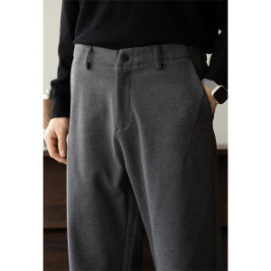 UBV | American Retro Brushed Warm Sturdy Straight-Leg Pants