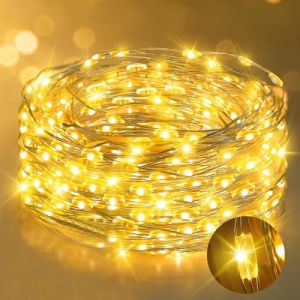 Solar String Lights Solar Fairy Lights 8 Modes Waterproof Solar Christmas Lights for Outdoor Patio Yard Trees Decor Multi-Color