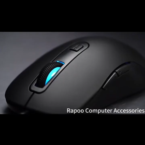 Rapoo V16RGB Tetikus Permainan Berwayar 12800 DPI Ketepatan Tinggi dengan Pencahayaan RGB - Baharu