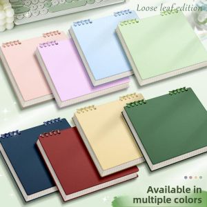 DISCO BEAR | Retro Square Aesthetic Notebook Flip-up Loose-leaf Book