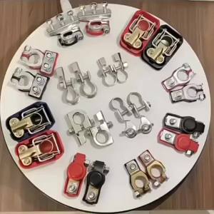 Bộ Kẹp Đầu Nối Ắc Quy Đa Năng Siêu Bền Cho Ô Tô Xe Tải Tàu Thuyền Xe RV - Tương Thích Với Đầu Nối Nguồn Kiểu Cột Trên Và Cột Bên
