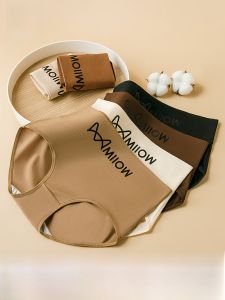 miiow | High Waist Pure Cotton Underwear Womens Antibacterial New 2025 Full Cotton Tummy Control Butt Lifting Short Pants