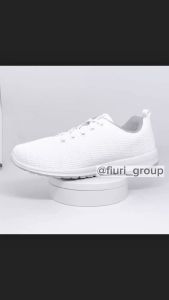 FIURI - ANDO - REBECCA SAGA 33-40 Full Putih - Sepatu Kets Wanita - Sepatu Sneakers Wanita - Sepatu Olahraga Sport Wanita - Sepatu Casual - Sepatu Jogging Lari Fitness Gym Senam Wanita - Sepatu Perempuan Cewek -Sepatu Sekolah Bertali SMP SMA