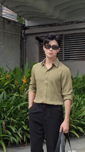 Áo Sơ Mi Nam Relax Casual LADOS-8176 Vải Rayon Mềm Rũ Cao Cấp Mát Lạnh Thấm Hút Mồ Hôi Form Regular Sang Trọng